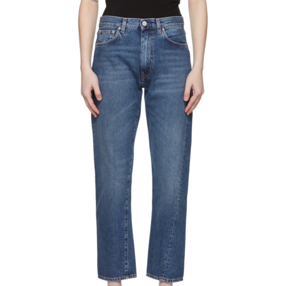 Toteme twisted seam straight jeans